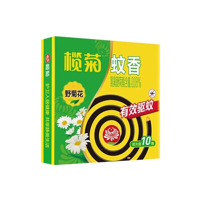 榄菊野菊花10盘家用室内蚊香盘