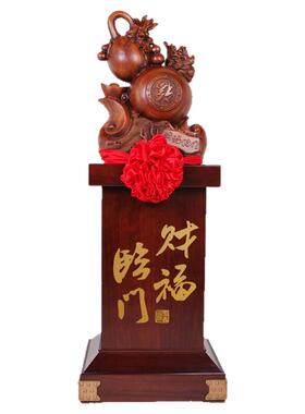 大型落地招财金蟾别墅葫芦摆件