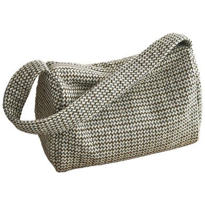 布奏毛呢枕头包秋冬腋下包法棍包