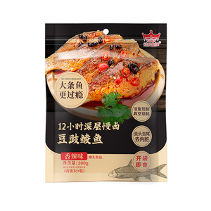冠桥皇牌豆豉鲮鱼罐头开袋即食