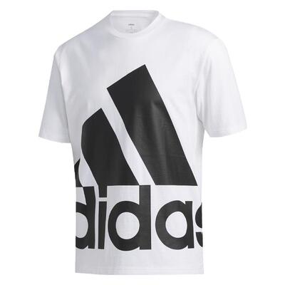 Adidas/阿迪达斯特价优惠白男子时尚潮流舒适休闲运动T恤GK3328