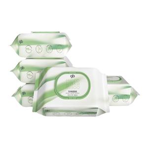 gb好孩子竹品湿厕纸杀菌卫生湿纸巾宝宝出行旅游家庭擦屁专用80抽