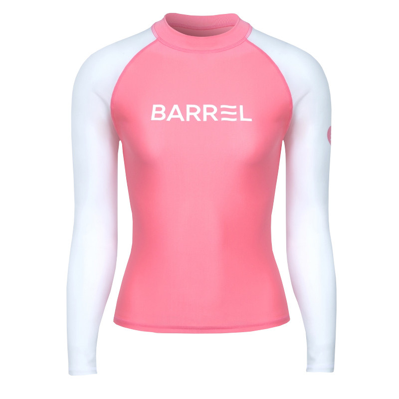 BARREL韩国乔欣夏新韩版荧光水母 弹力修身防晒速干运动长袖T恤女