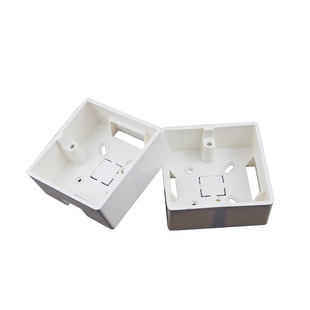 加厚86型明盒  PVC明装开关插座底盒暗盒接线盒通用连体双联加深