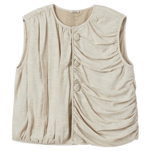 COTEMP EOS VEST 26SS新款伊欧斯垂坠双层背心上衣女