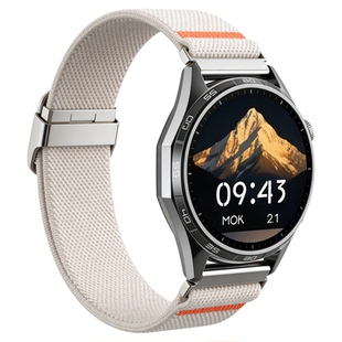 适用华为GT5表带gt6/watch手表4/3pro男生腕表GT4运动透气22mm弹力尼龙编织GT3磁吸荣耀5ultra女款jw智能腕带