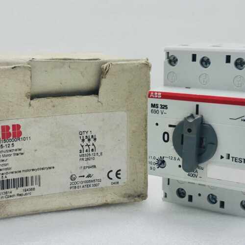 全新 ABB MS325-12.5 手动电机起动器 9.0-12.5A ABB MS 325 1SAM