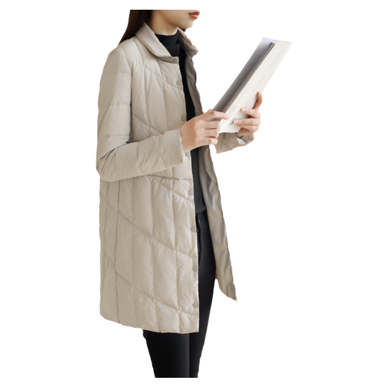 轻薄羽绒服女冬季2025新款时尚薄款显瘦立领修身保暖洋气女士外套