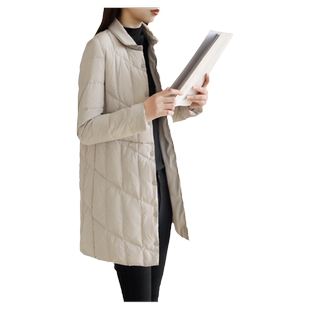 轻薄羽绒服女冬季2025新款时尚薄款显瘦立领修身保暖洋气女士外套