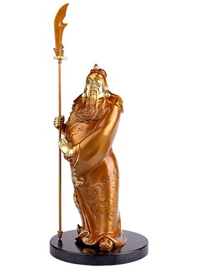 聚缘阁黄铜义薄云天关羽摆件