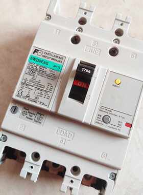 富士原装漏电断路器：EW250EAG 3P 175A。实物拍