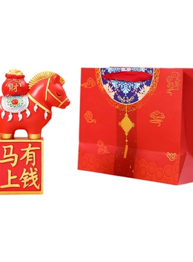 国潮马到成功生肖马文创礼品摆件