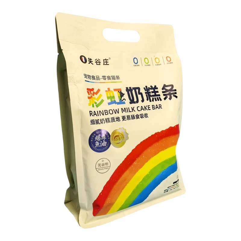 关谷庄彩虹奶糕猫条肉条湿粮罐头