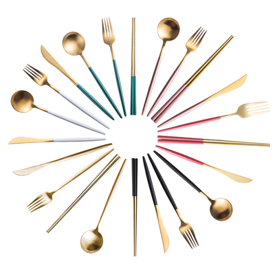 牛排家用筷子四件套西餐具刀叉勺