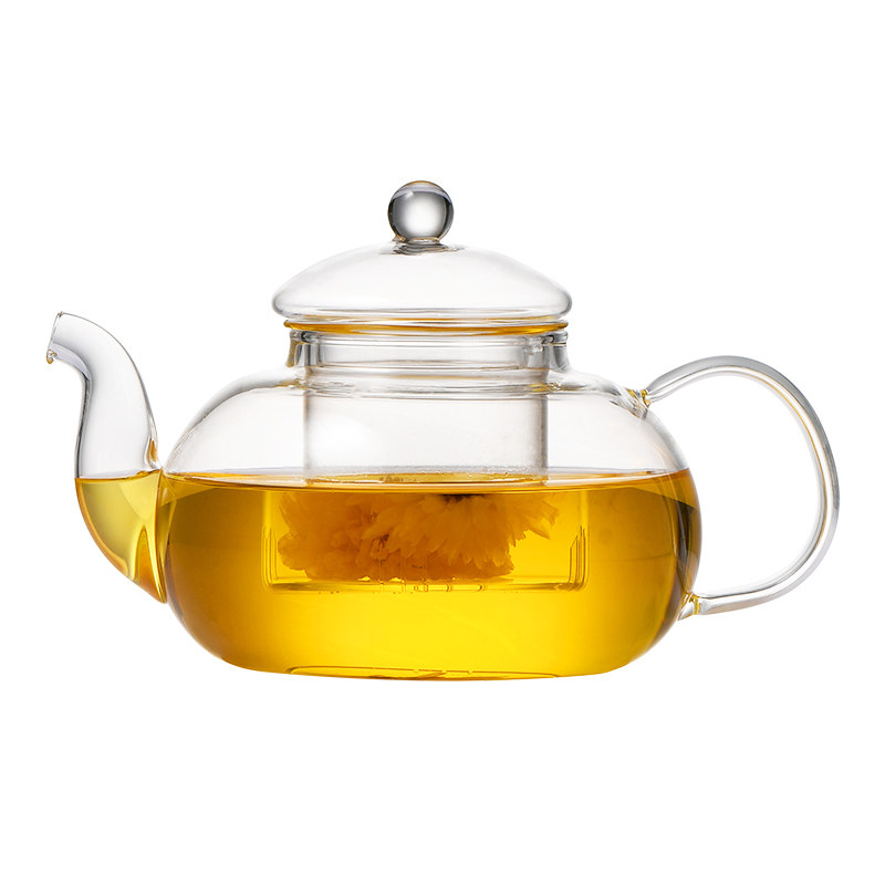 围炉煮茶壶耐热高温带过滤加厚玻璃泡茶壶茶水分离花茶壶茶具套装