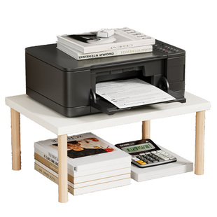 桌面打印机置物架工位桌面复印机扫描仪支架增高架高脚猫砂盆架子