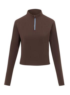 DESCENTE迪桑特WOMEN’S TRAINING吸湿速干女士半拉链长袖针织衫