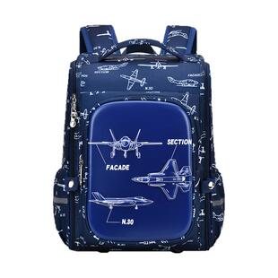 新款小学生卡通书包 1-3-6年级一体式打开大容量儿童包