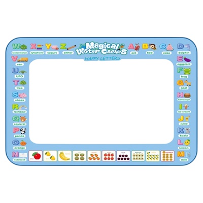 反复使用水画布画毯男女孩都爱玩