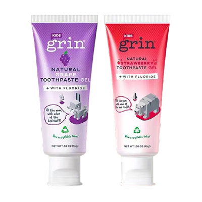 grin宝宝儿童牙膏防蛀不辣口