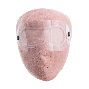 秋冬季防风保暖面罩外卖骑手骑电瓶车护全脸防寒一体口罩可戴头盔