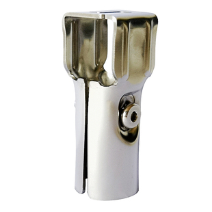 沛晴 方接圆管连接扣25X25方管转25不锈钢管接头晾衣架固定紧固件