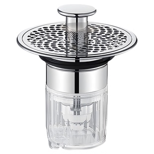 卫生间地漏防臭器弹跳通用防臭止逆阀下水道返臭神器防虫封闭口盖