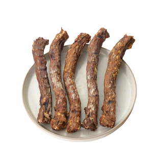 来自小火星 自制泰迪狗小型犬磨牙洁齿零食烘干香酥鸭脖含有钙质