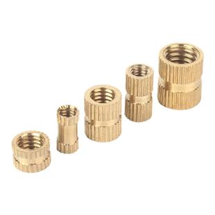 铜花母 滚花螺母螺丝帽 铜预埋件 注塑预埋件 铜镶嵌件M2/M2.5/M3