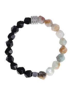 LUXTA男黑玛瑙嘻哈手链