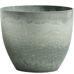 北欧简约仿石水泥室内家用塑料加厚大号树脂花盆无孔水培碗莲鱼缸