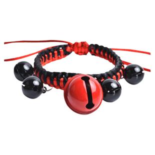 编织铃铛狗狗项圈泰迪贵宾雪纳瑞小型犬项链挂件布偶英短猫咪饰品