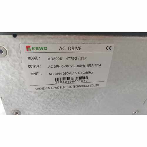 议价全新科沃变频器工程剩余75KWAD800S4T75G可维修