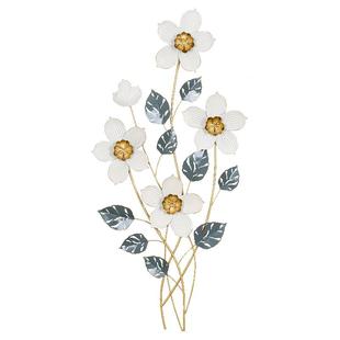 创意现代简约玄关格栅装饰挂件铁艺花朵墙壁挂饰走廊过道门口壁饰