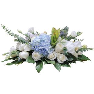 会议桌花鲜花商务宴会花签到签约仪式台花讲台花同城鲜花速递北京