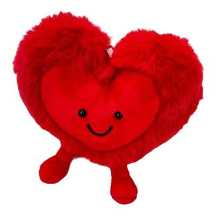 2025新品情人节毛绒比蒂爱心玩偶玩具公仔情侣礼物毛绒红色挂件