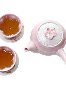 日本有田烧樱花陶瓷茶壶200ml