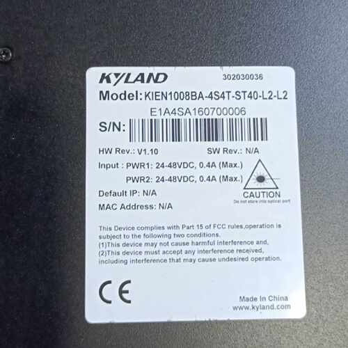议价KIEN1008BA-4S4T-ST40-L2-L2 东土交换机 4光4电单模ST光口