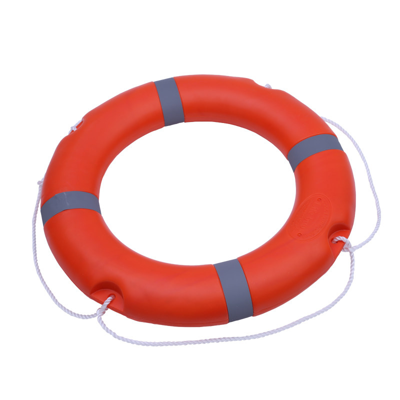 船用专业救生圈成人大人大浮力游泳圈2.5KG加厚实心国标塑料5556