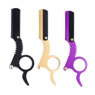 美达斯理发店刮胡刀手动男士美发刮脸剃刀专用刮刀复古剃须刀男士