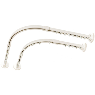 浴室隔断折叠浴帘卫生间洗澡免打孔伸缩弧形干湿分离滑轨遮挡挂帘