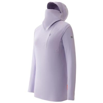 KOLON SPORT可隆户外休闲衣女士BALACLAVA连帽无缝长袖T恤