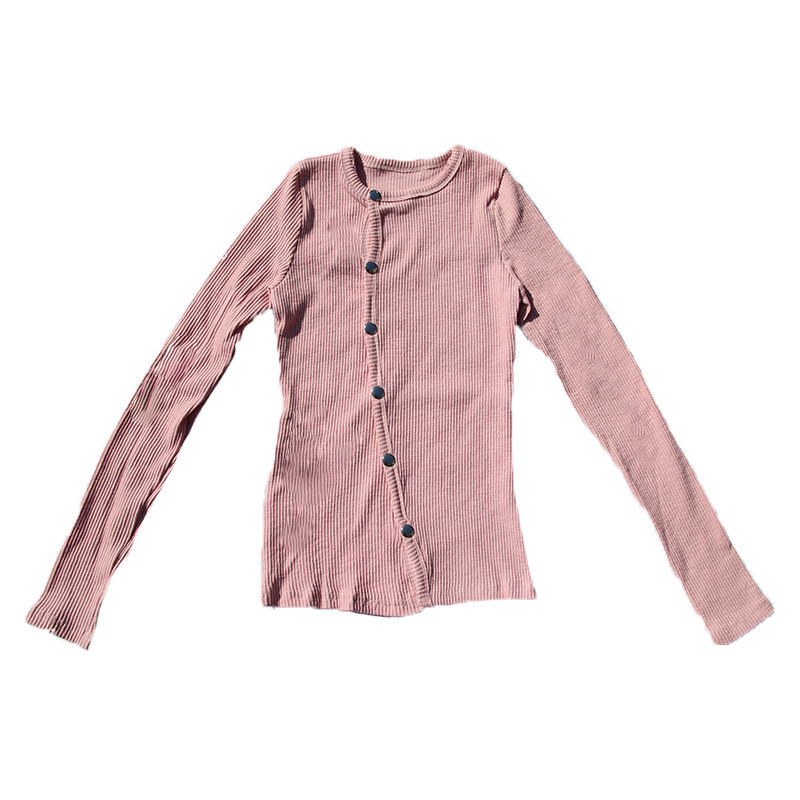 性感不规则上衣女春秋季新款女装修身显瘦短款长袖t恤紧身打底衫