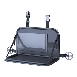 车载收纳挂袋汽车座椅后背小桌板后排儿童可折叠餐桌手机平板支架