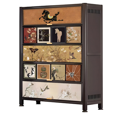 卡玫莱钢制中古风入户门口鞋柜