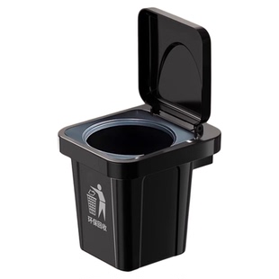 垃圾桶创意烟灰缸家用带盖客厅壁挂式厕所卫生间迷你烟缸防飞烟灰