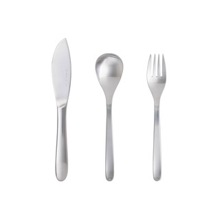 日本进口柳宗理餐具304不锈钢咖啡棒水果叉黄油刀果肉勺汤勺餐叉