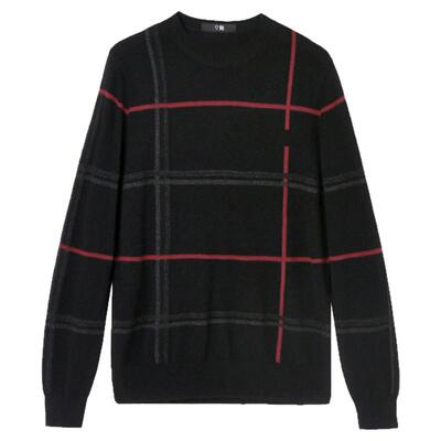 拼色上衣微弹舒适针织衫