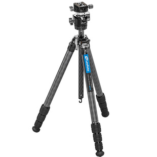 leofoto/徕图 氢气系列专业款便携碳纤维单反相机摄影摄像三脚架LY-254C/LY-284C双全景云台带中轴紧凑支架