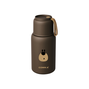 comika胖墩杯呆萌简约保温杯大学生男女生高颜值便携式水杯不漏水